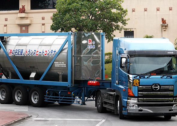 Trans-Heat Container for delivering thermal energy