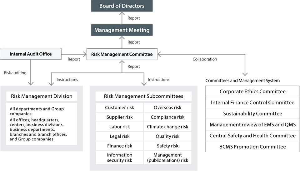 Framework of the Risk Management System (as of June 21, 2024)
