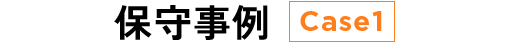 保守事例