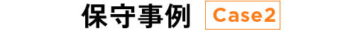 保守事例